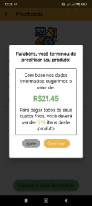 app de precificação