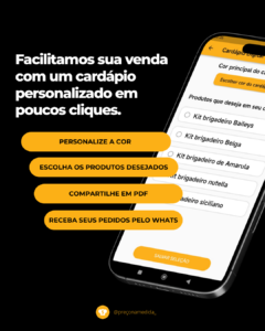 Novo cardápio digitl no app. Divulgue seus produtos em poucos clíques!